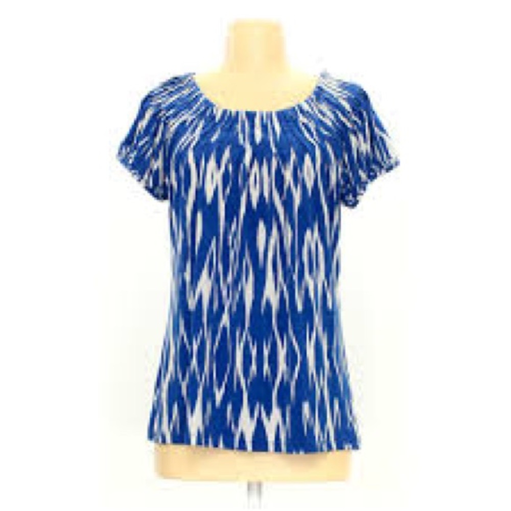 💙 CAROL ROSE Short Sleeve Blouse 💙